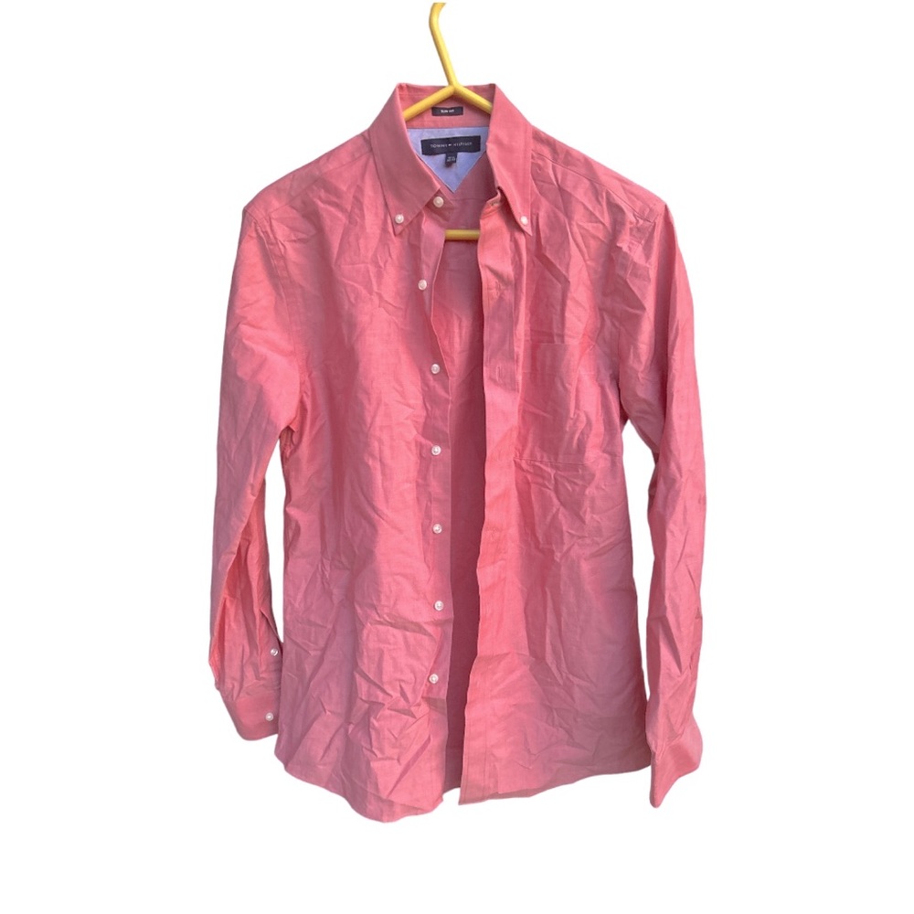 Pink Tommy Hilfiger dress shirt
